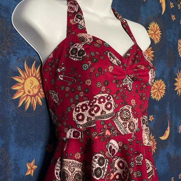 Hell Bunny skull retro dress - Picture 8 of 12